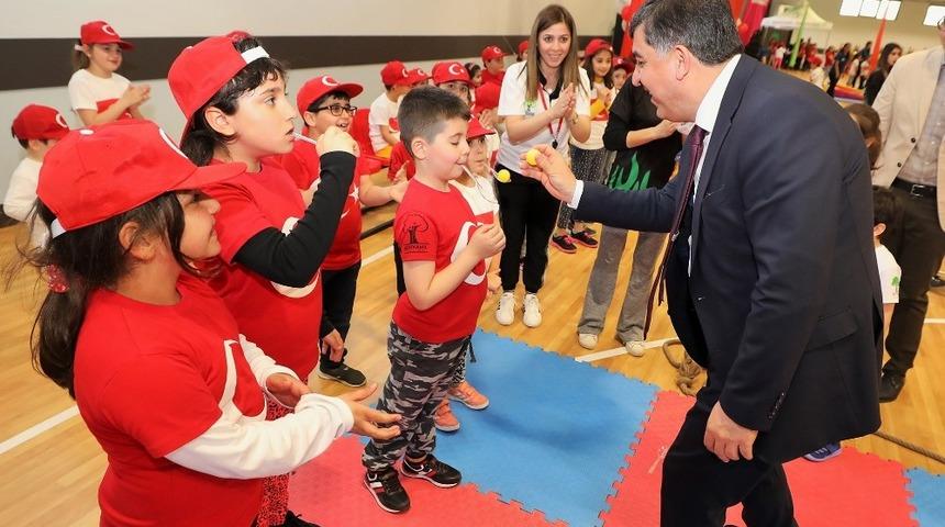 İbrahimli spor merkezi minikleri ağırladı