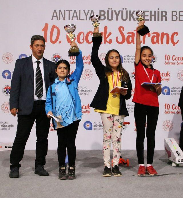 23 Nisan Çocuk satranç şenliği yapıldı