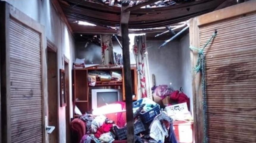 K&ouml;yceğiz&rsquo;de ev yangını