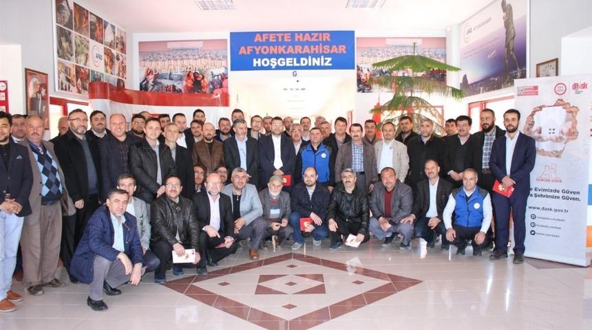 Afyonkarahisar&rsquo;da din g&ouml;revlilerine DASK eğitimi