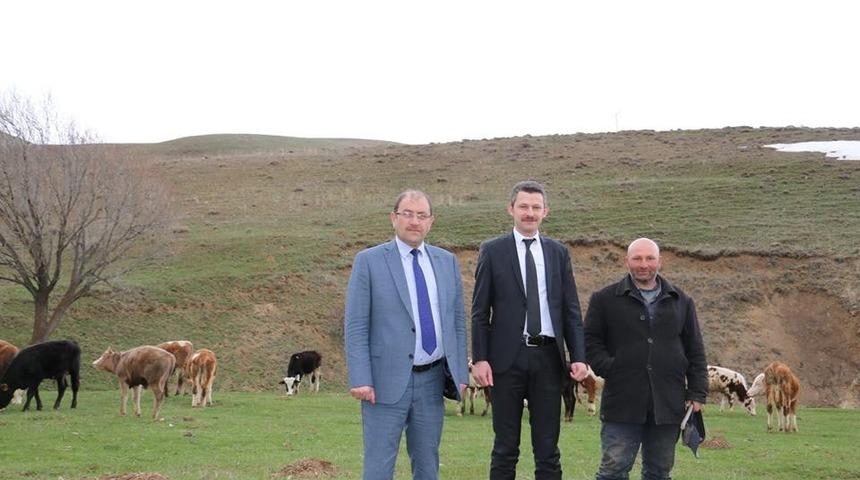 Şahin, meralar ve işletmelerde incelemelerde bulundu