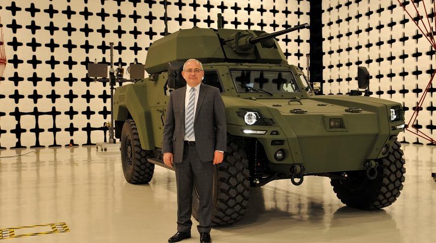 Otokar Türkiye'nin ilk elektrikli zırhlı aracını üretti