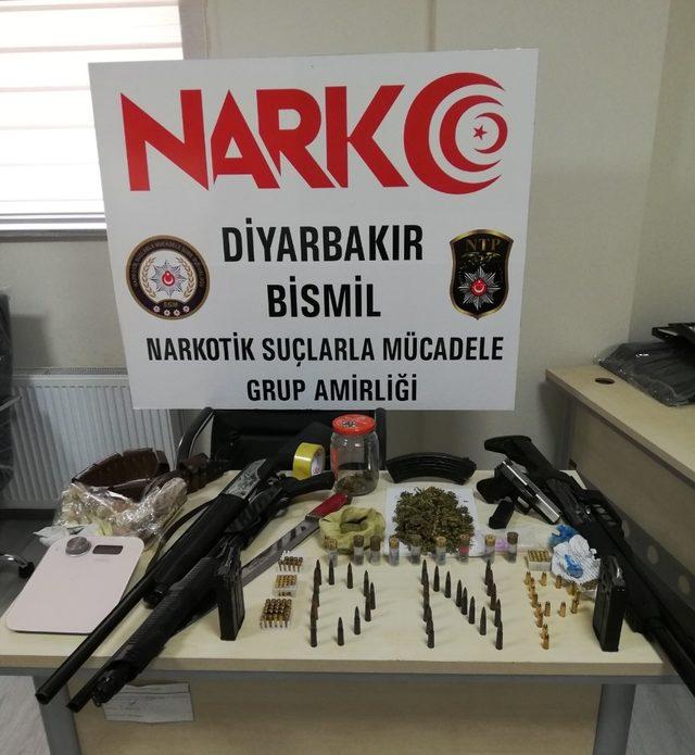 Diyarbakır’da uyuşturucu satıcılarına eş zamanlı operasyon