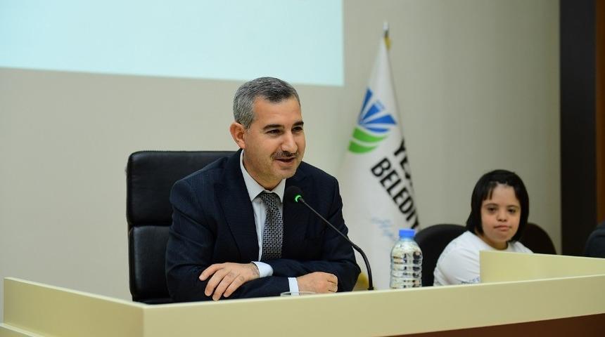 Başkan &Ccedil;ınar &ouml;zel sporcuları ağırladı