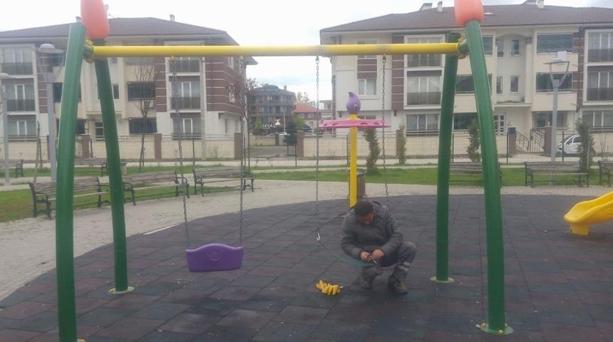 Parklara yaz hazırlığı