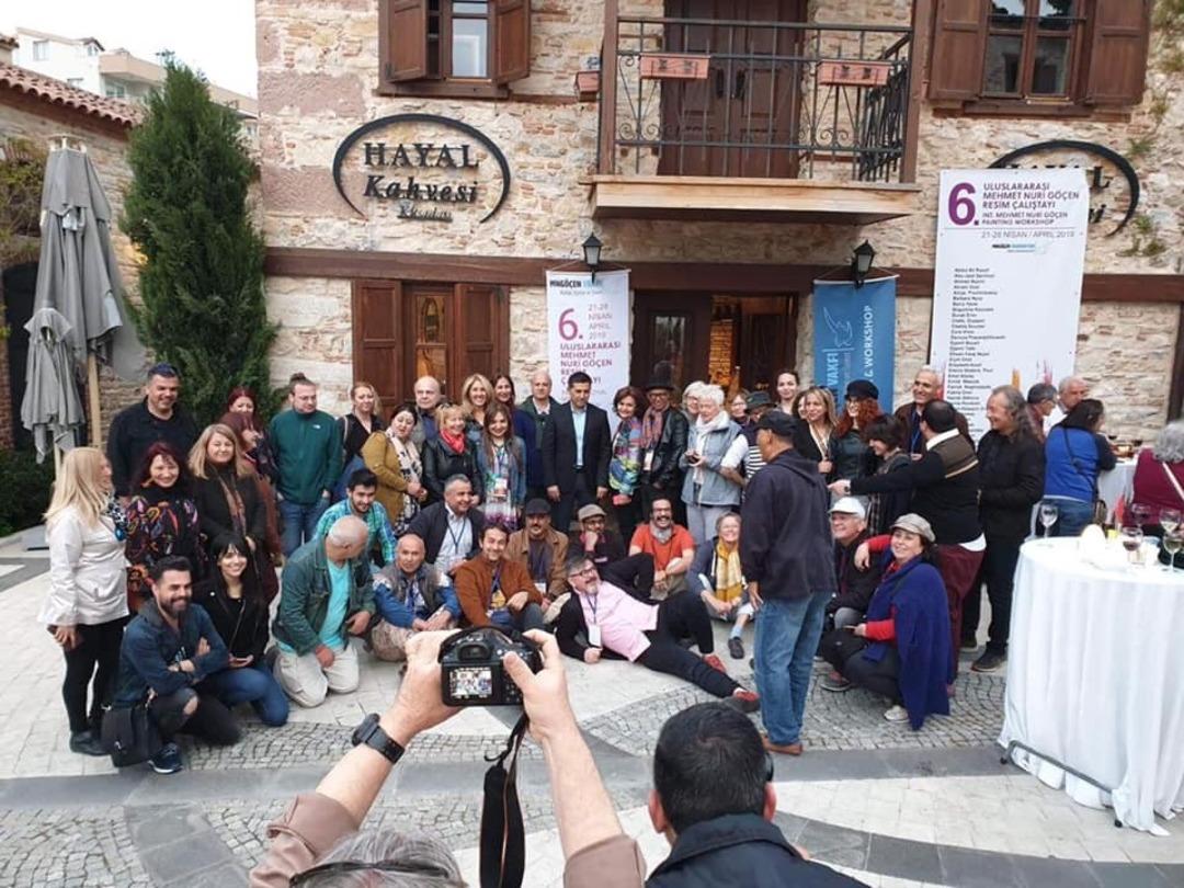 17 &uuml;lkeden sanat&ccedil;ılar Kuşadası&rsquo;nda buluştu