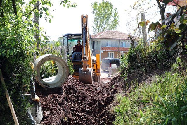 8,2 milyonluk kanalizasyon projesinde çalışmalar sürüyor