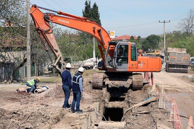 8,2 milyonluk kanalizasyon projesinde çalışmalar sürüyor