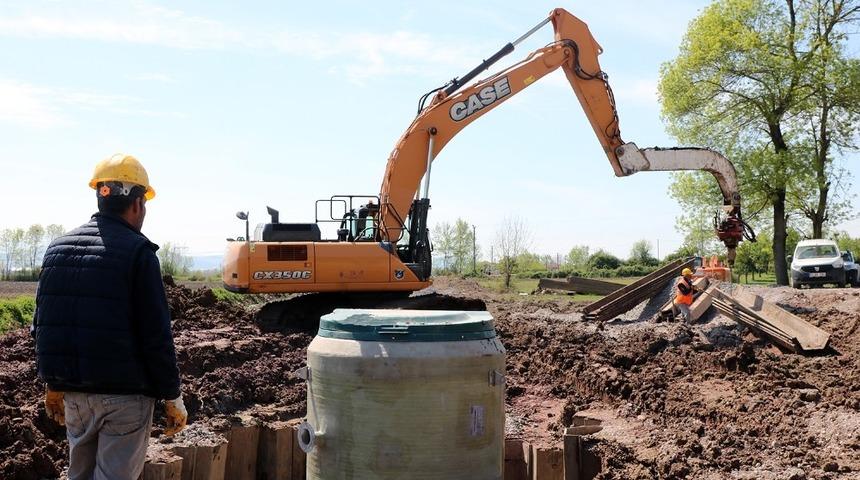 8,2 milyonluk kanalizasyon projesinde &ccedil;alışmalar s&uuml;r&uuml;yor
