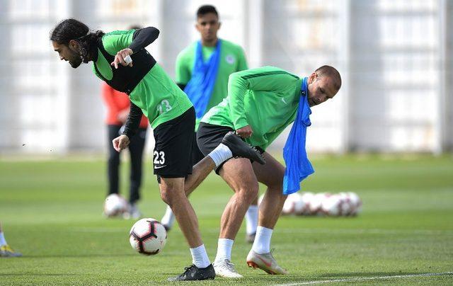 A. Konyaspor, Galatasaray maçı hazırlıklarını sürdürüyor