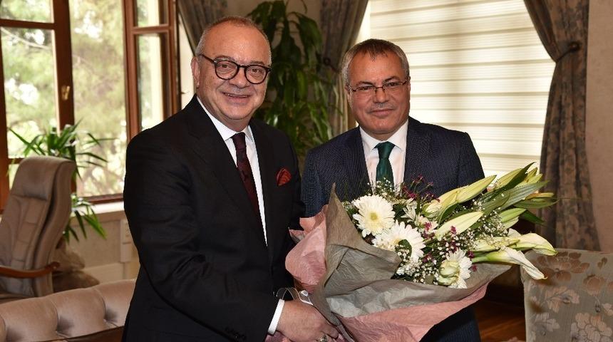 Başkan Ergün’den Vali Deniz’e ziyaret