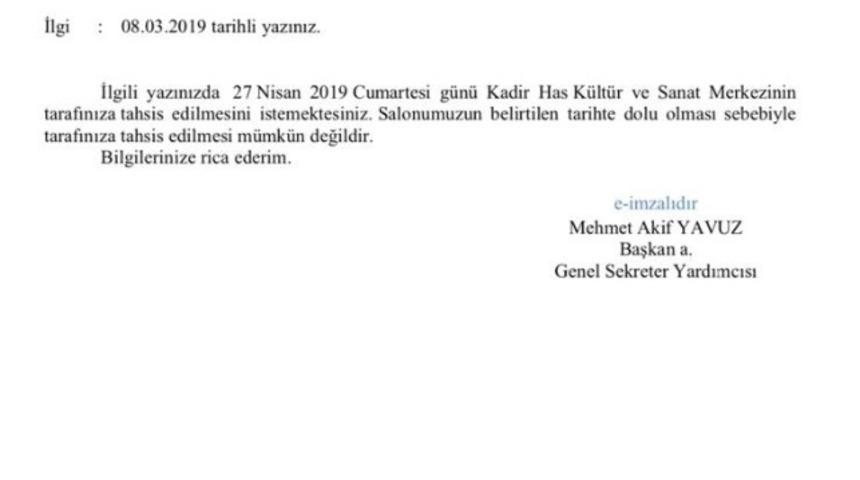 Başkan Büyükkılıç: Yalan haber sanat camiasına yakışmaz"