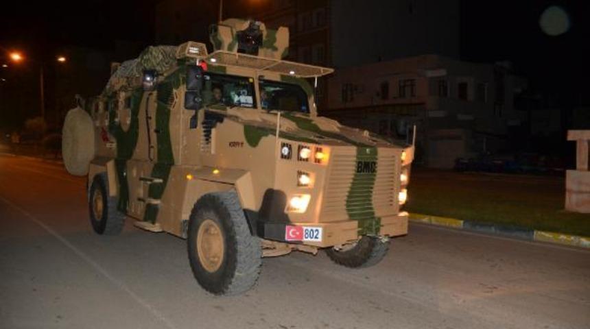 Suriye sınırına askeri sevkiyat