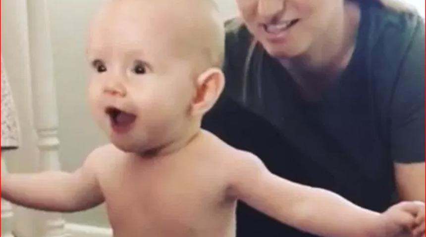  Altı aylıkken yürümeye başladı şimdi Guinness Rekorlar Kitabı'na girmeyi bekliyor!