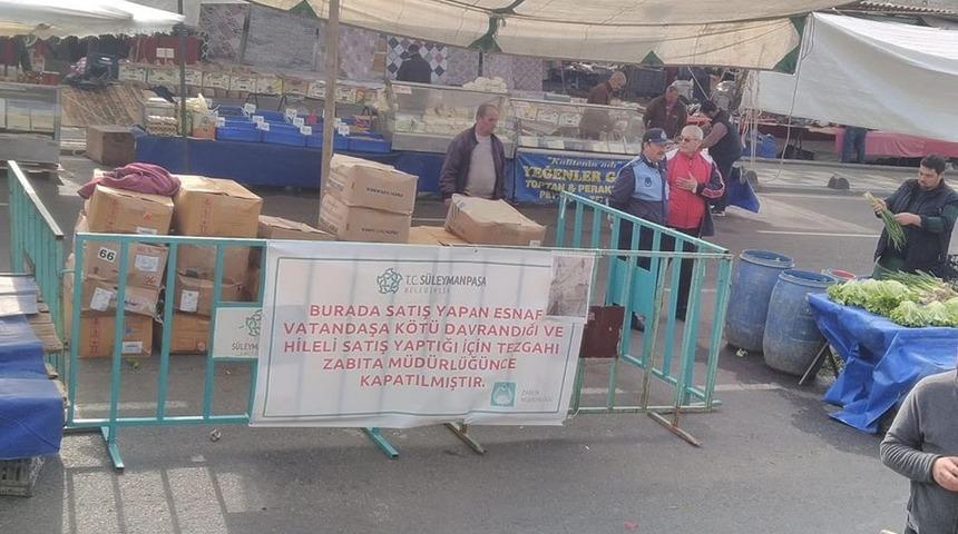 Biberin fiyatını yanıltıcı yazan pazarcıya ceza