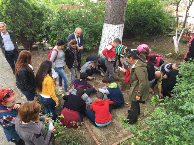 Özel çocuklardan arkeopark etkinliği