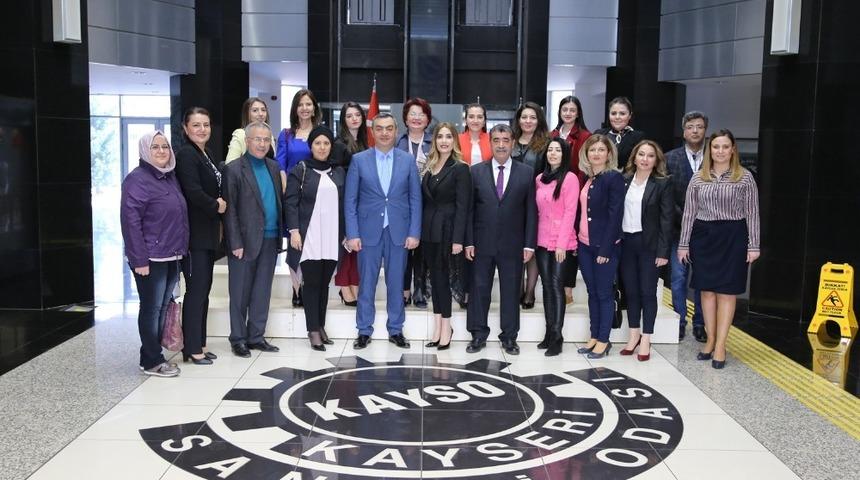Kadın Girişimcilerden Başkan B&uuml;y&uuml;ksimitci&rsquo;ye Ziyaret