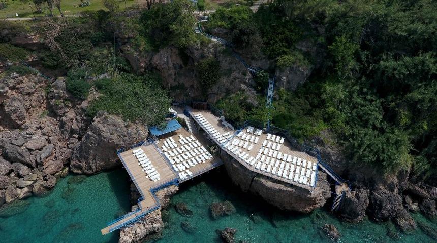 Muratpaşa&rsquo;da falez plajlarına 5&rsquo;te 5 Mavi Bayrak hedefi