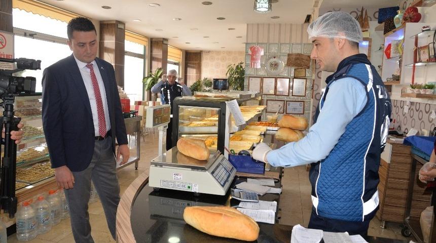 Zabıta M&uuml;d&uuml;rl&uuml;ğ&uuml;&rsquo;nden fırın denetimi