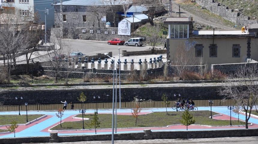 Kars’ta bisiklet parkuru canlanmaya başladı