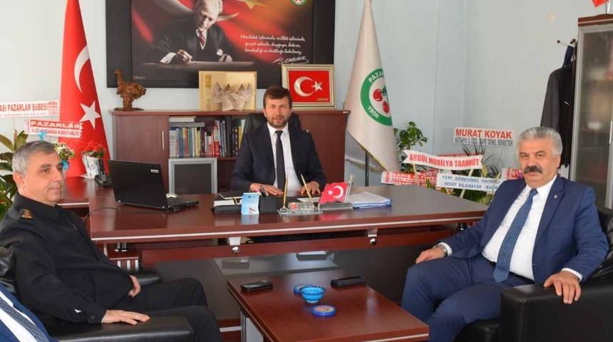 D&uuml;ndar &Ccedil;evik&rsquo;ten Başkan Demirci&rsquo;ye &rsquo;Hayırlı olsun&rsquo; ziyareti