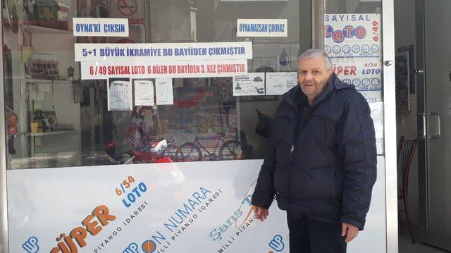 Bafra’da 857 bin TL’lik sayısal loto heyecanı