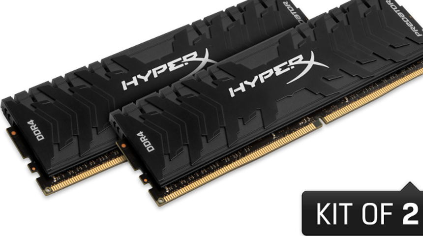 HyperX&rsquo;ten y&uuml;ksek hızlı yeni Predator DDR4 bellek kitleri