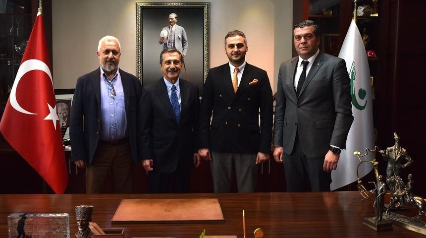 Eskişehirspor y&ouml;netiminden Başkan Ata&ccedil;&rsquo;a ziyaret