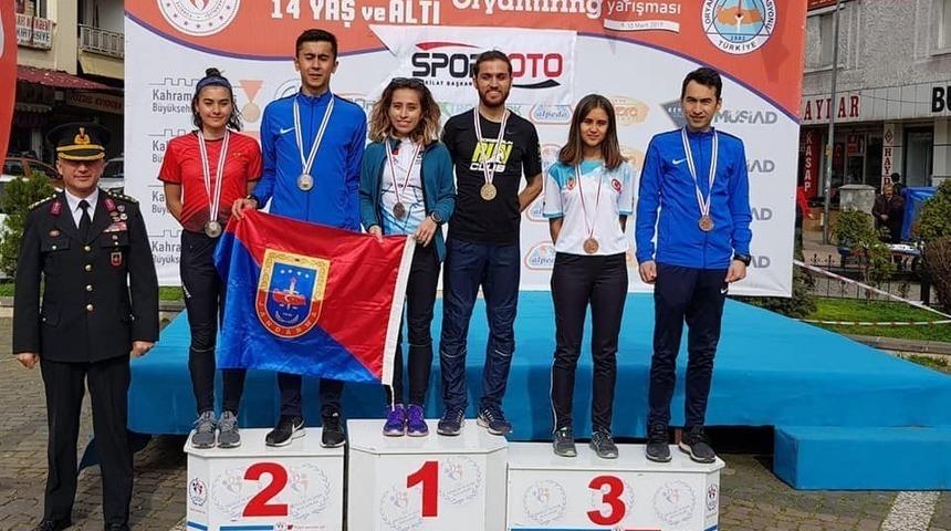 T&uuml;rkiye Oryantiring Şampiyonasında İn&ouml;n&uuml;l&uuml; Avcı&rsquo;dan birincilik
