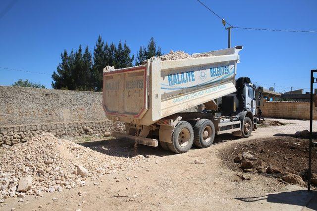 Haliliye kırsalında yol çalışmaları sürüyor