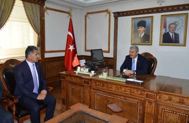 İlçe ve Belde Belediye Başkanları Vali Akın’ı ziyaret etti G3