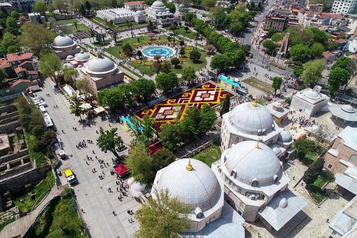 Dünyanın en büyük lale halısı 5. kez hazırlandı G2