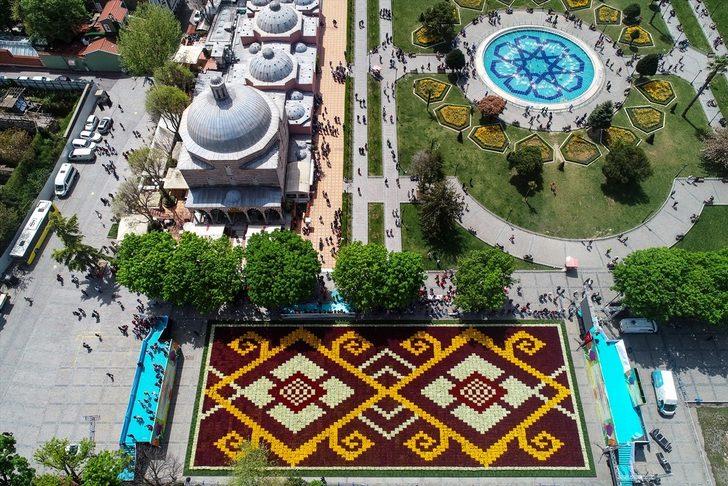 Dünyanın en büyük lale halısı 5. kez hazırlandı G5