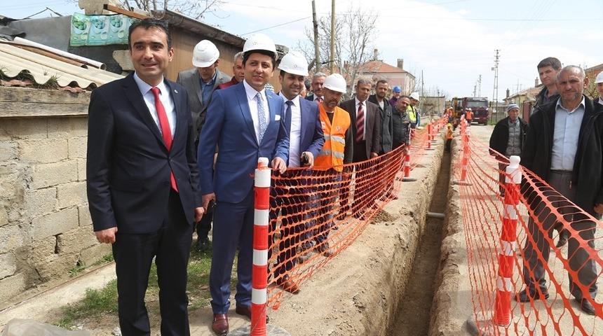 Karaman&rsquo;da doğalgaz &ccedil;alışması