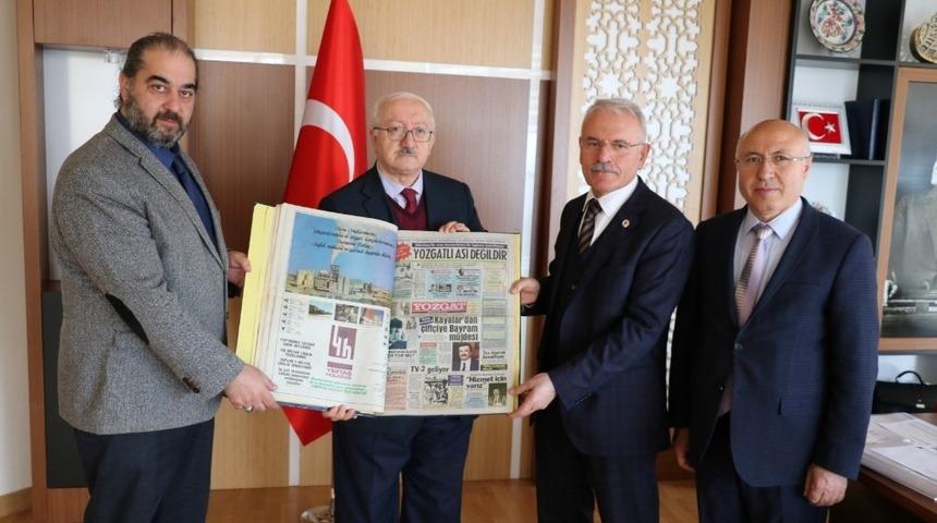 Yarım asırlık gazetenin  arsivi  Bozok &Uuml;niversitesi K&uuml;t&uuml;phanesi&rsquo;nde