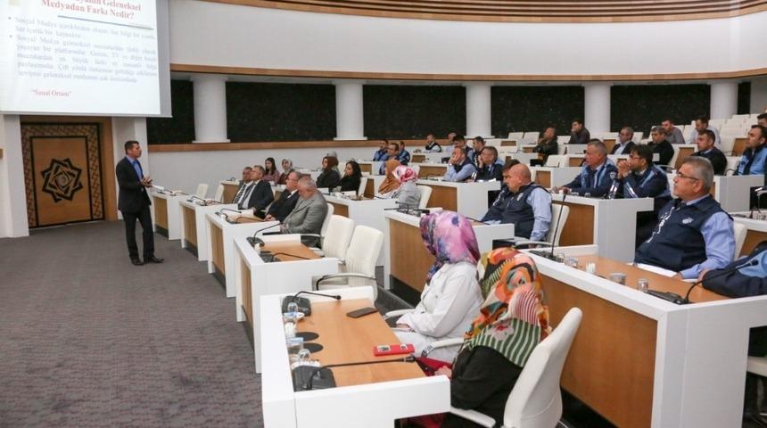 Meram&rsquo;da hizmet i&ccedil;i eğitimler devam ediyor