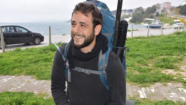 İtalya’dan yürüyerek Çin’e ulaşmayı hedefliyor