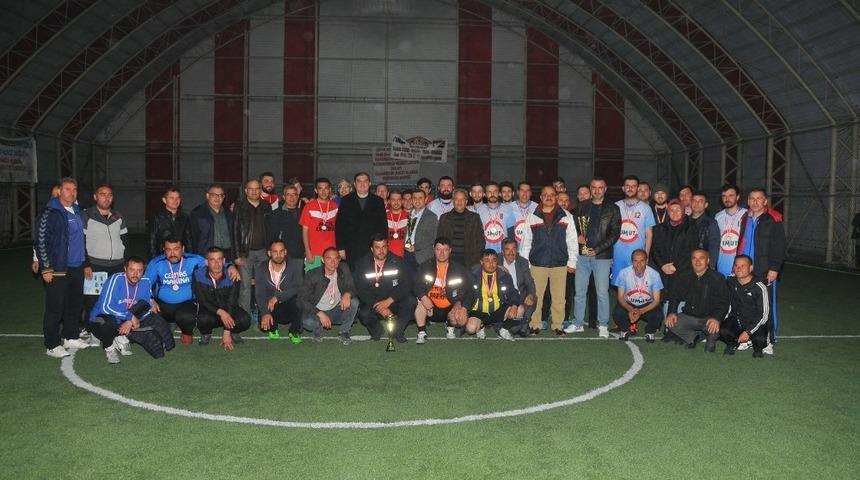 Akşehir&rsquo;de kurumlar arası futbol turnuvası