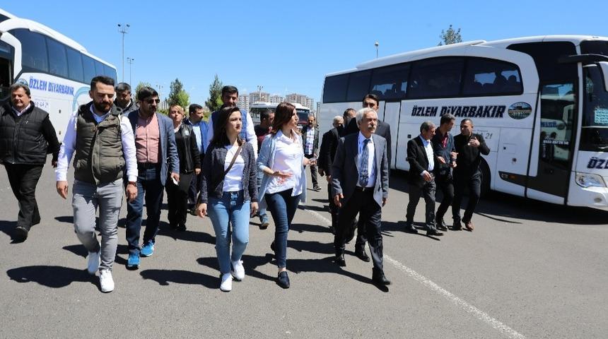 Mızraklı DİŞTİ&rsquo;de incelemelerde bulundu