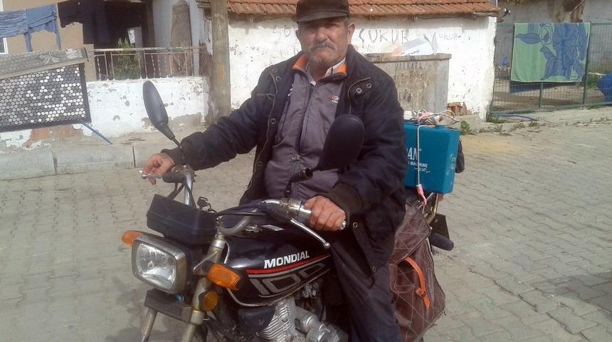 &Ccedil;alınan motosikletine aynı g&uuml;n kavuştu