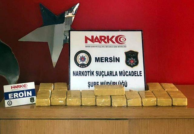 TIR'da 15,5 kilogram eroin ele geçirildi