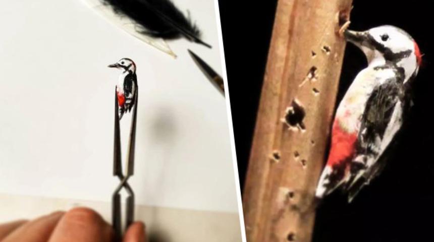 Hobi olarak başladı! Bu minik hayvanlar bakın neyden yapılıyor