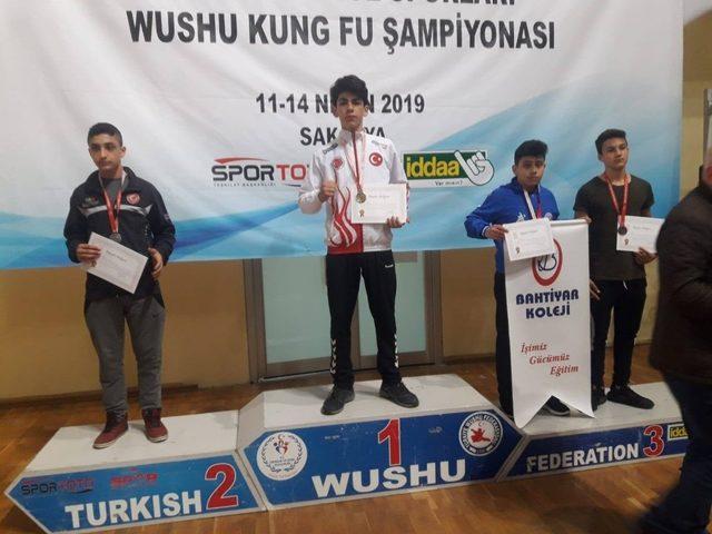 Okullar arası Wushu Türkiye Birinciliği Müsabakalarına Kayseri Damgası