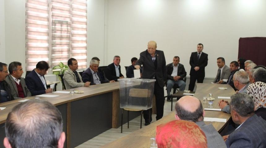 Hisarcık SYDV Mütevelli Heyeti’ne muhtar temsilcilerinin seçimi yapıldı