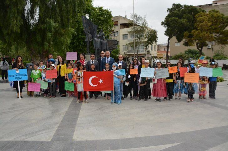 Öğrenciler atıklardan sanat eserleri yaptı G4