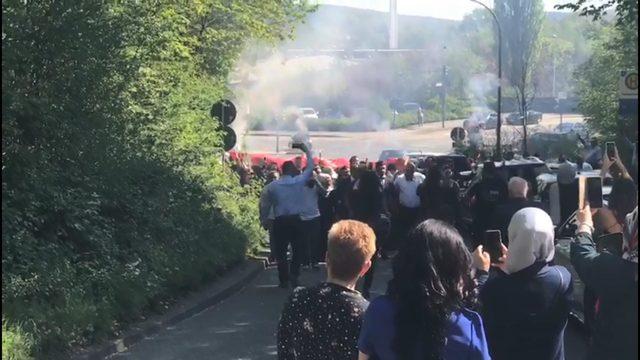 Almanya'da Türk düğün konvoyu gündem oldu