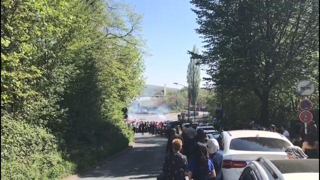 Almanya'da Türk düğün konvoyu gündem oldu