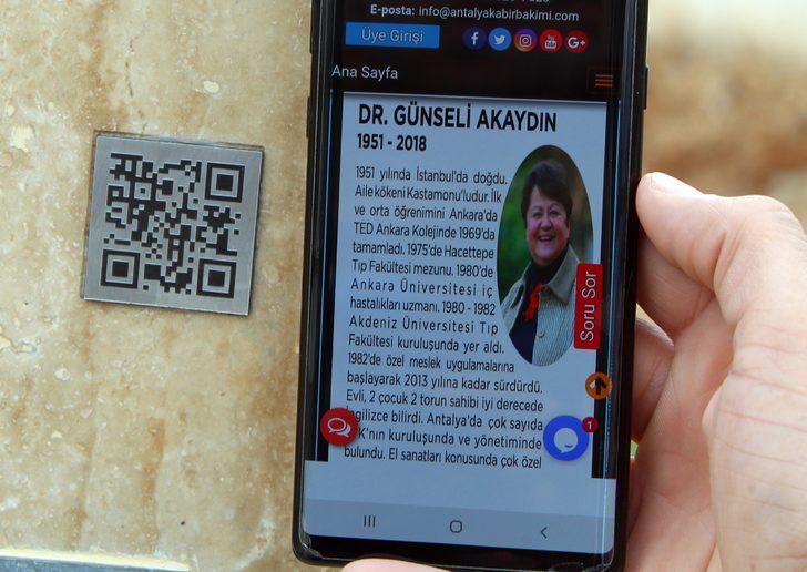 Mezar taşında karekod uygulaması G1