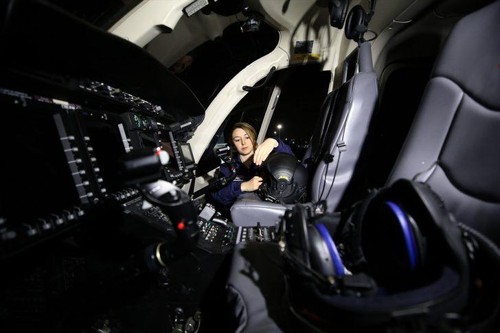 Emniyetin ilk kadın helikopter pilotu Elif Gökçe Erol tarihe geçti G5