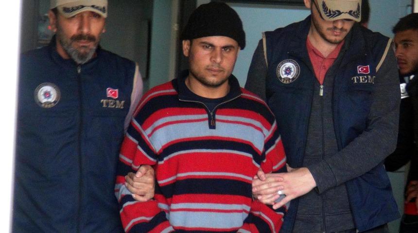 Tekirdağ'da eylem hazırlığında yakalanan DEAŞ'lı adliye sevk edildi